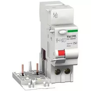Disjoncteur Différentiel Merlin Gerin Vigi C60 - 3P, 2,5A, 400V - Occasion En état De Marche