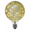 Ampoule Globe Paulmann Givré Gold 125mm 60W E27