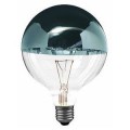 Ampoule Globe Paulmann Calotte Argent 125mm 60W E27