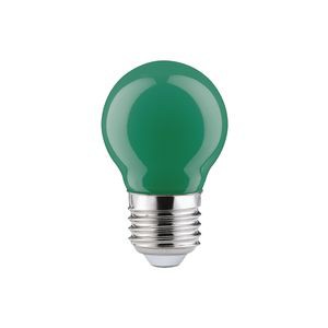 Ampoule sphérique Paulmann LED 0,3W E27 vert