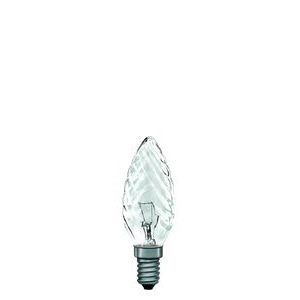 Ampoule Flamme Paulmann Torsadée 40W E14 Claire