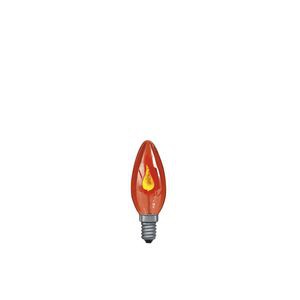 Ampoule Flamme Paulmann Scintillante 3W E14 Rouge