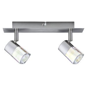 Réglette Paulmann Hoya 2x40W G9 verre dichr.