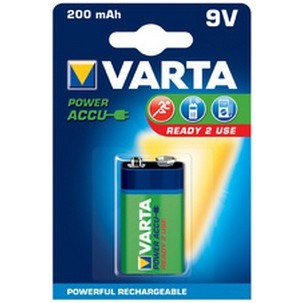 Batterie Rechargeable 9 V Hybride Nickel-Métal NiMH Varta
