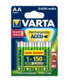 Piles rechargeables NiMh AA - R6 - Blister de 4 - Varta