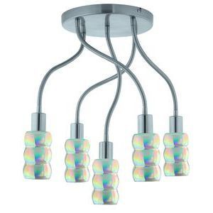 Plafonnier Paulmann Wobble 5x9W E14 Flex nickel - Paulmann - 66484