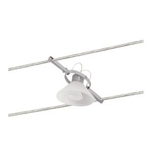 Spot sur câble Paulmann L&E Verre Satin or. 35W