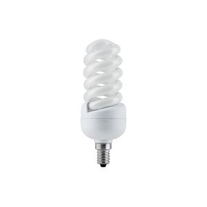 Ampoule fluocompacte spirale Paulmann 20W E14 blanc chaud