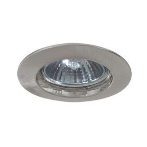 Luminaire encastré Paulmann Premium fixe acier brossé 3x50W GU10
