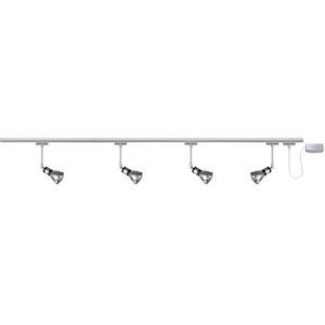 Système rail Paulmann URail kit Amfortas 4x40W G9 Titane
