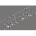 Câble pour luminaire Paulmann Arc 105 5x20W alu-bois