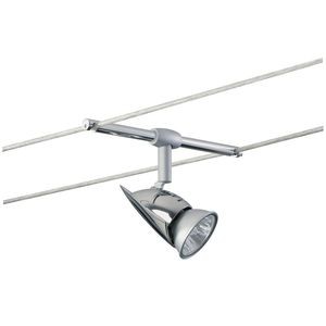 Spot sur câble Paulmann Rom chrome-alu