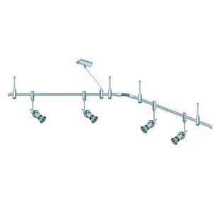 Kit Luminaire Paulmann Philomene 4x50W GU10 2m titane - Paulmann - 97336