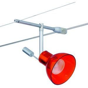 Luminaire Paulmann HighWireDuo Zaretti 50W GZ10 rouge - Paulmann - 97421