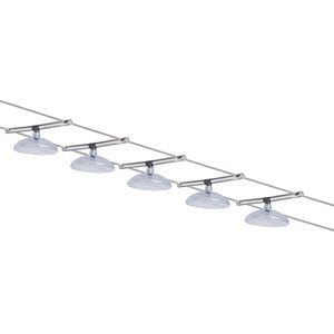 Kit câble Paulmann Bali 5x20W G4 verre dichr - Paulmann - 97470