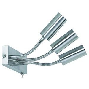 Applique murale Paulmann Living Combi max3x60WE27 acier - Paulmann - 70010