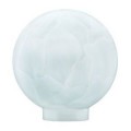 Verre globe 80 Paulmann albâtre pr déco esl