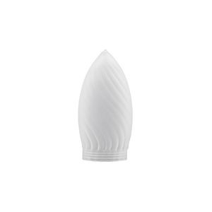 Verre flamme torsadée Paulmann satinée p/déco esl