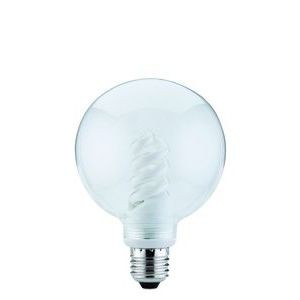 Ampoule Globe fluocompacte Paulmann 100mm 10W E27 clair blc chaud - Paulmann - 88055