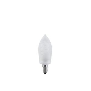 Ampoule Flamme fluocompacte Paulmann 7W E14 granité clair - Paulmann - 88064