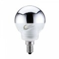Ampoule Globe fluocompacte Paulmann Calotte Argentée 7W E14 - 230 V