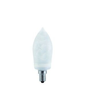 Ampoule Flamme fluocompacte Paulmann 7W E14 Albâtre blc chd - Paulmann - 88083