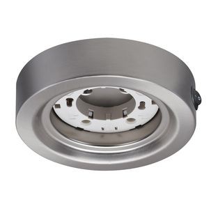 Luminaire encastré Paulmann saillie acier rond max13W GX53