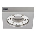 Luminaire encastré Paulmann saillie acier carré max13W GX53