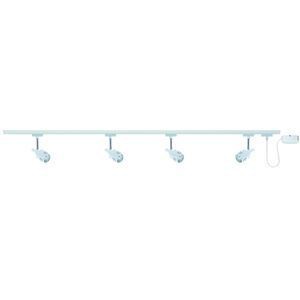 Système rail Paulmann URail kit Rumas 4x7W GU10 blc