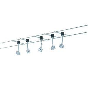 Luminaire sur câble Paulmann WS GEO Q-Flex 5x3W 12m Chr-m