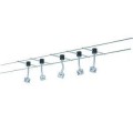 Luminaire sur câble Paulmann WS GEO Q-Flex 5x3W 12m Chr-m