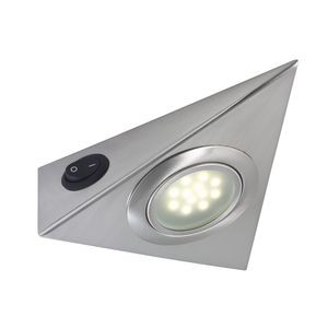 Applique murale Paulmann LED Allround 3x1W acier brossé - Paulmann - 98518