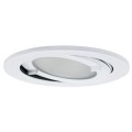 Luminaire encastré Paulmann ip44 orientable max 20W 12V G4 blanc