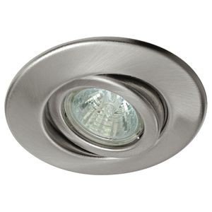 Luminaire encastré Paulmann Qual orientable 35mm acier br <35W - Paulmann - 98640
