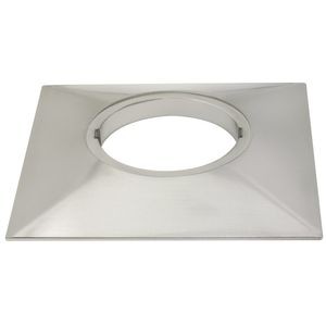Bague carrée Paulmann acier br LED - Paulmann - 98782