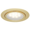 Luminaire de meuble encastré Paulmann LED 3x1W 12VA acier br