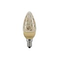 Ampoule LED Paulmann flamme 1,4w e14 givré doré