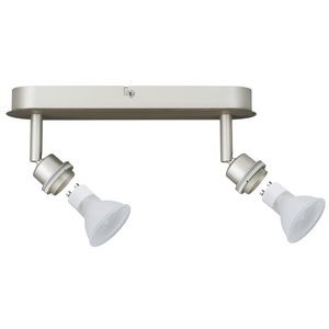 Réglette Paulmann Decosystem 2x40w nickel mat - Paulmann - 60058