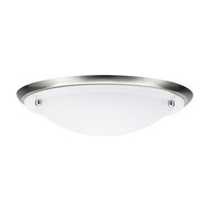 Plafonnier Paulmann Arctus IP44 max60W acier bros. - Paulmann - 70344