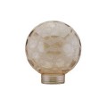 Verre globe 60 Paulmann minihalo. givré doré