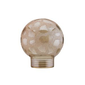 Verre sphérique Paulmann mini halogène givré doré