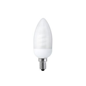 Ampoule Flamme Paulmann ESL 9w e14 blc chaud - Paulmann - 88087
