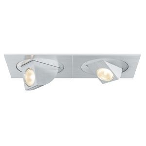 Kit spot encastré Paulmann Xara carré 1x(2x5W) 120x60mm