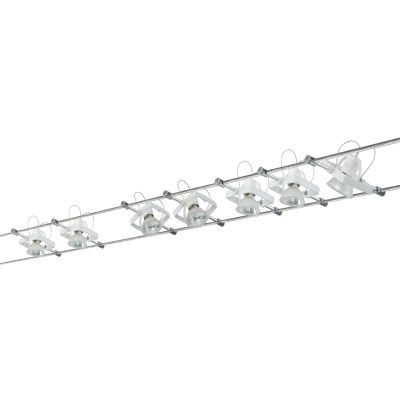 Kit câble halogène Paulmann - 7x20W - Mac 230V/12V - GU5,3 - blanc