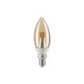 Ampoule Flamme Paulmann LED 4w e14 230v doré 2700k