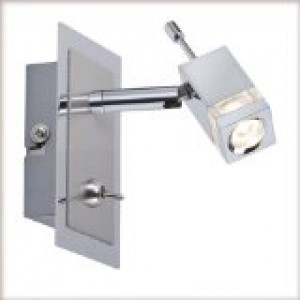 Spot Paulmann Quadro LED Balken 1x3W 230V/6V DC350 Chrom Metall