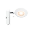 Spot Paulmann unitaire orb 1x3w blanc/chrome