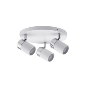 Spot LED Paulmann 3x3,5W Zyli IP44 230V, blanc/chrome