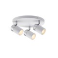 Spot LED Paulmann 3x3,5W Zyli IP44 230V, blanc/chrome