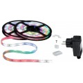 Kit ruban LED Paulmann Waterled stripe 7.5 m IP64/IP67 Multicolore gainé sur toute la surface